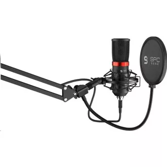 SPC Gear mikrofon SM950 Streaming microphone / USB / polohovatelné rameno / mute tlačítko / pop filtr