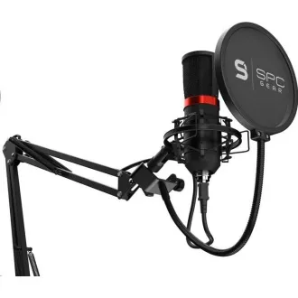 SPC Gear mikrofon SM950 Streaming microphone / USB / polohovatelné rameno / mute tlačítko / pop filtr