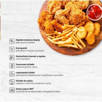 Lauben Hot Air Fryer 2500WT - horkovzdušná fritéza Lauben Hot Air Fryer 2500WT - horkovzdušná fritéza
