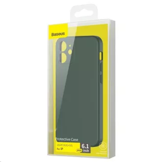 Baseus Liquid Silica Gel Protective Case for Apple iPhone 12 6.1'' Dark Green Baseus Liquid Silica Gel Protective Case for Apple iPhone 12 6.1'' Dark Green
