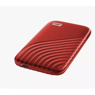 SanDisk WD My Passport SSD externí 2TB, USB-C 3.2, 1050/1000MB/s R/W PC & Mac, Red SanDisk WD My Passport SSD externí 2TB, USB-C 3.2, 1050/1000MB/s R/W PC & Mac, Red
