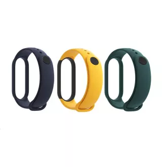 Mi Smart Band 5 Strap (Blue, Yellow, Green)