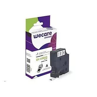 WECARE ARMOR páska pro DYMO S0720780, černá/bílá, 6mm x 7m