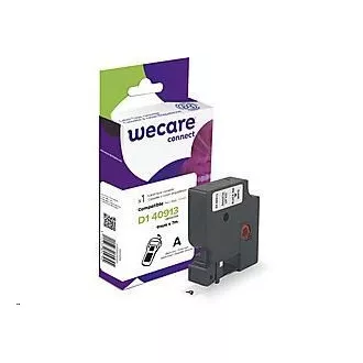 WECARE ARMOR páska pro DYMO S0720680, černá/bílá, 9mm x 7m