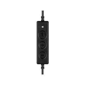 Sandberg náhlavní souprava Pro s mikrofonem, USB, stereo, černá
