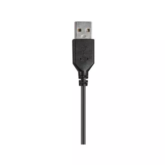 Sandberg náhlavní souprava Chat s mikrofonem, USB, stereo, černá