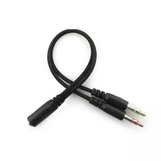 Sandberg náhlavní souprava SAVER s mikrofonem, 3, 5 mm jack, stereo, černá