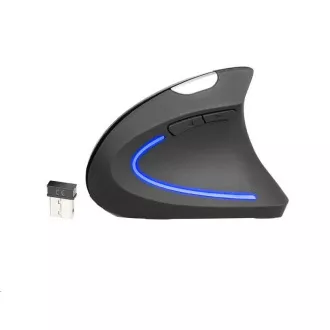 TRACER myš Flipper RF Nano USB, vertikální, bezdrátová, černá