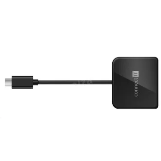 CONNECT IT USB-C hub, 3v1 (USB-C, USB-A, HDMI), externí, černý
