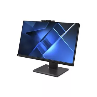 ACER LCD B8 B248Ybemiqpcuzx, 60, 45 cm (23, 8")1920×1080@75 Hz, 250cd/m2, 4ms, DP, HDMI, Audio, USB 3.0, cam, LAN, VESA, Pivot, černá