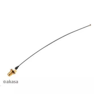 AKASA anténní kabel I-PEX MHF4L na RP-SMA female, 22cm, 2pcs/pack
