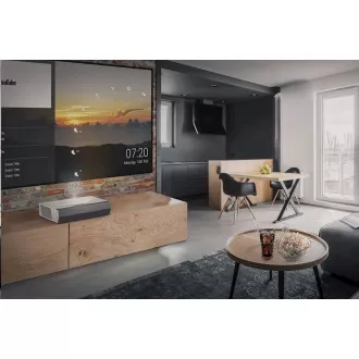 Optoma Laser projection TV CinemaX P2 (DLP, LASER, FULL 3D, UHD, 3 000 ANSI, HDMI, RJ45, 2x10W speaker)