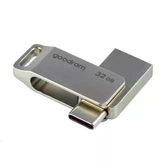GOODRAM Flash Disk 32GB ODA3, USB 3.2, stříbrná