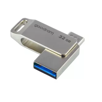 GOODRAM Flash Disk 32GB ODA3, USB 3.2, stříbrná