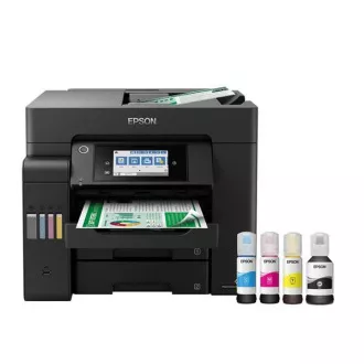EPSON tiskárna ink EcoTank L6550, 4in1, 4800x2400dpi, A4, USB, 4-ink, Záruka 5 let po registraci zdarma