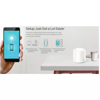 TP-Link Deco X20(1-pack) WiFi6 Mesh (AX1800, 2, 4GHz/5GHz, 2xGbELAN/WAN)