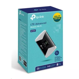 TP-Link M7450 přenosný WiFi 5 router (AC1200, 4G LTE Cat6, 2, 4GHz/5GHz, 1xmicroUSB, 1xmicroSIM, 1xmicroSD)