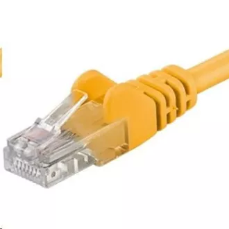 PREMIUMCORD Patch kabel UTP RJ45-RJ45 CAT5e 1m žlutá PREMIUMCORD Patch kabel UTP RJ45-RJ45 CAT5e 1m žlutá