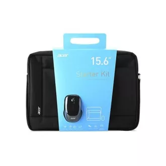 ACER STARTER KIT_15.6" ABG960 carrying bag black and wireles mouse black, 1Y carry-in