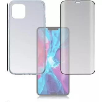 4smarts 360° Protection set (tvrzené sklo Full Frame černá + zadní kryt) pro Apple iPhone 12 / 12 Pro