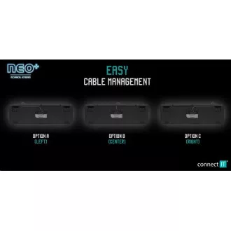 CONNECT IT Herní klávesnice NEO+, LED podsvícení, USB, CZ+SK verze