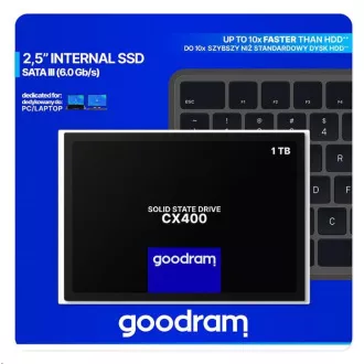 GOODRAM SSD CX400 Gen.2 1TB, SATA III, 2.5", (R:550/W:500MB/s)