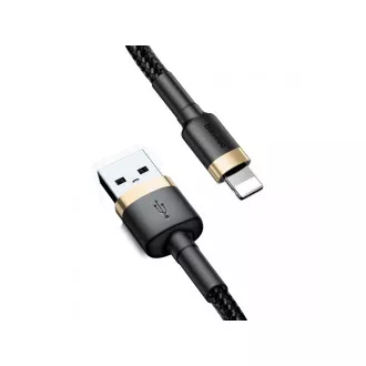 Baseus Cafule nabíjecí / datový kabel USB na Lightning 2, 4A 3m, zlatá-černá