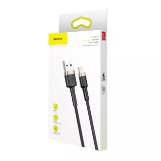 Baseus Cafule nabíjecí / datový kabel USB na Lightning 2, 4A 3m, zlatá-černá