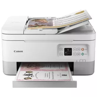 Canon PIXMA Tiskárna TS7451 white - barevná, MF (tisk, kopírka, sken, cloud), duplex, USB, Wi-Fi, Bluetooth Canon PIXMA Tiskárna TS7451 white - barevná, MF (tisk, kopírka, sken, cloud), duplex, USB, Wi-Fi, Bluetooth