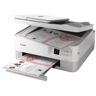 Canon PIXMA Tiskárna TS7451 white - barevná, MF (tisk, kopírka, sken, cloud), duplex, USB, Wi-Fi, Bluetooth Canon PIXMA Tiskárna TS7451 white - barevná, MF (tisk, kopírka, sken, cloud), duplex, USB, Wi-Fi, Bluetooth