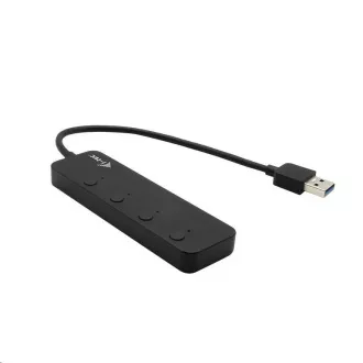 i-tec USB 3.0 nabíjecí HUB 4port s individuálními vypínači