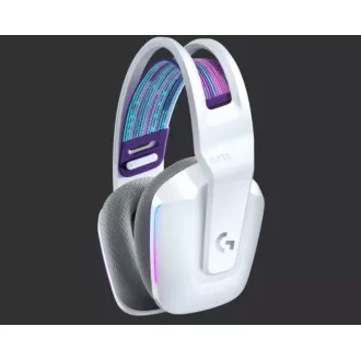 Logitech herní sluchátka G733, LIGHTSPEED Wireless RGB Gaming Headset, EMEA, white