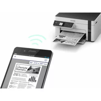 EPSON tiskárna ink EcoTank Mono M2120, 3in1, A4, 1200x2400dpi, 32ppm, USB, Wi-Fi, Záruka 5 let po registraci zdarma EPSON tiskárna ink EcoTank Mono M2120, 3in1, A4, 1200x2400dpi, 32ppm, USB, Wi-Fi, Záruka 5 let po registraci zdarma