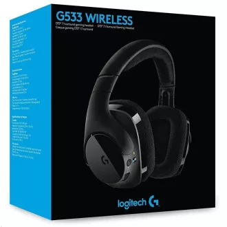 Logitech herní sluchátka G533, Wireless Gaming Headset Logitech herní sluchátka G533, Wireless Gaming Headset