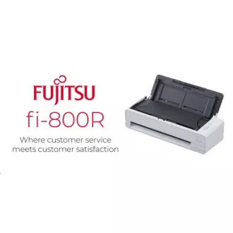 FUJITSU skener Fi-800R A4, color, duplex, 40ppm/80ipm, ADF 30, USB 3.2, 600 dpi, ultrazvuková detekce vícenásobného pod