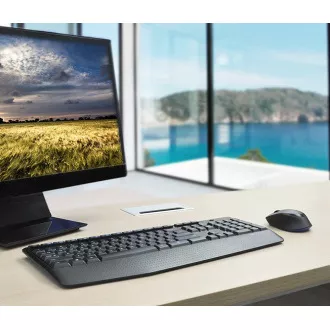 Logitech sada Wireless Combo MK345, bezdrátová klávesnice + myš, US INT'L, 2.4GHZ, INTNL
