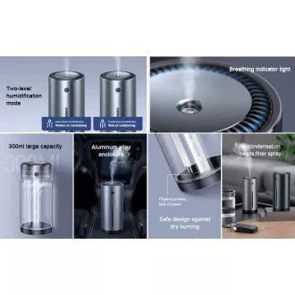 Baseus zvlhčovač vzduchu do auta černá