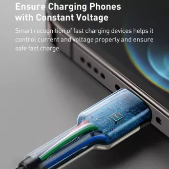 Baseus Cafule Series nabíjecí / datový kabel USB-C na Lightning PD 20W 1m, černá