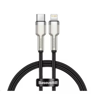 Baseus Cafule Series nabíjecí / datový kabel USB-C na Lightning PD 20W 2m, černá