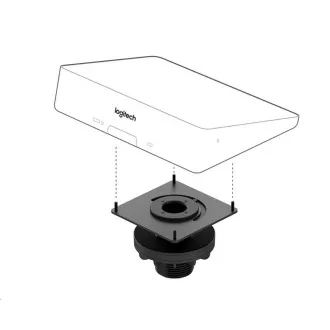 Logitech držák na stůl, Tap Table Mount, WW, Dark Grey