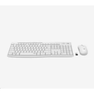 Logitech Silent Wireless Combo MK295, bezdrátová klávesnice + myš, US, Off-White