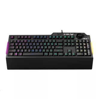 ASUS klávesnice TUF GAMING K1 (RA04), membránová, US, černá