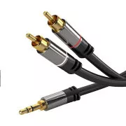 PREMIUMCORD kabel, Jack 3.5mm-2xCINCH M/M 1, 5m