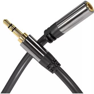 PREMIUMCORD prodlužovací kabel, Jack 3.5mm - Jack 3.5mm M/F 1, 5m