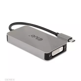 Club3D Adaptér aktivní USB 3.2 typ C na DVI-D Dual Link 4K30Hz pro Apple Cinema Display, HDCP off