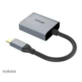 AKASA čtečka karet AK-CR-10BK (SD, microSD), externí, USB 3.2 Type-C