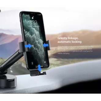Baseus Simplism Gravity držák do auta (na palubní desku), černá
