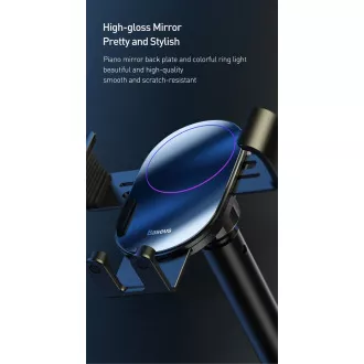 Baseus Simplism Gravity držák do auta (na palubní desku), černá