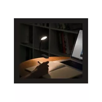 Baseus LED lampa na čtení s klipem, šedá