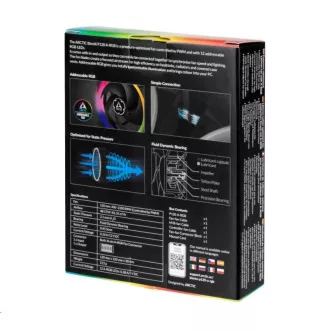 ARCTIC ventilátor BioniX P120 A-RGB 120mm, 8-pin, PWM